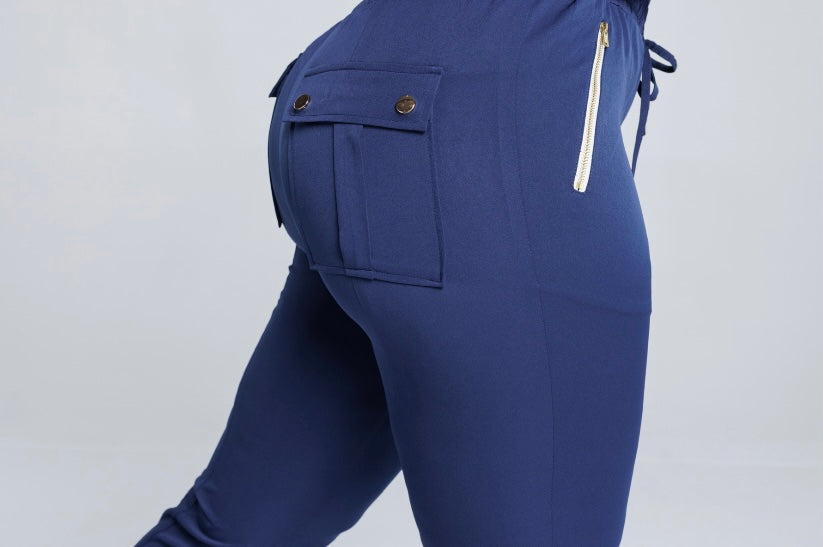 Soft, Silky , Comfortable Sets for Work, Play, or on the Go.  Unique Zipper Design! Plenty of Pockets! Jogger Style!